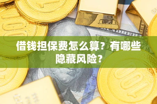 济南借钱担保费怎么算？有哪些隐藏风险？