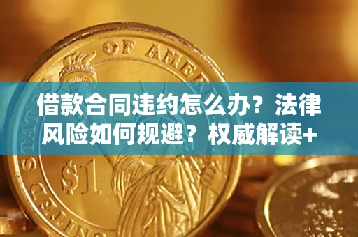 济南借款合同违约怎么办？法律风险如何规避？权威解读+实用指南