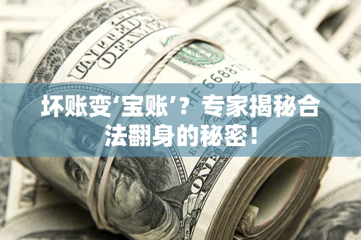 济南坏账变‘宝账’？专家揭秘合法翻身的秘密！