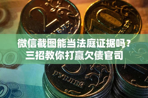 济南微信截图能当法庭证据吗？三招教你打赢欠债官司